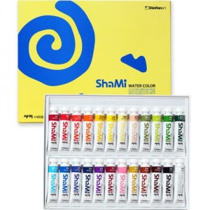 신한 샤미 수채화물감 24색 세트 10ml