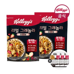 켈로그 켈로그 시리얼 리얼 그래놀라 400g x 2개 + 제로120g