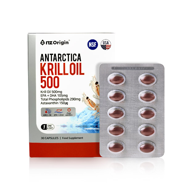 엔젯오리진 <b>남극크릴오일</b> 500mg x 30캡슐, 1개