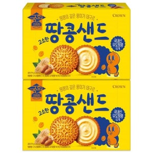 [크라운제과]크라운 국희 땅콩샌드 279gx2개 [갤러리아]