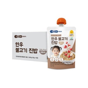 [베베쿡] 실온이유식 완료기 한우불고기진밥 1박스(10개입)