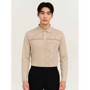 [까스텔바작] 까스텔바작 남성 골프 카라 티셔츠 빅로고 패턴_BGCSTS006BE