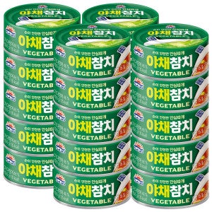사조참치 사조 야채참치 100g x 20개 / 참치캔 통조림