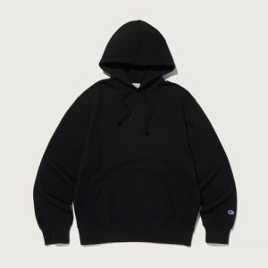 [챔피온] 루즈핏 크루넥 후드 티셔츠 Black CKTS4F600BK