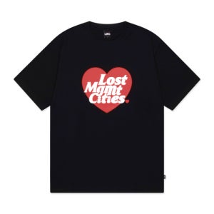 [엘엠씨] HEART LOGO TEE black 0LM46STS211BLK