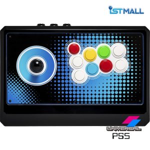 PS5 PS4 PS3 PC 메이크스틱 프로 무각 레버 산와 버튼 국산 조이스틱  블랙  1개