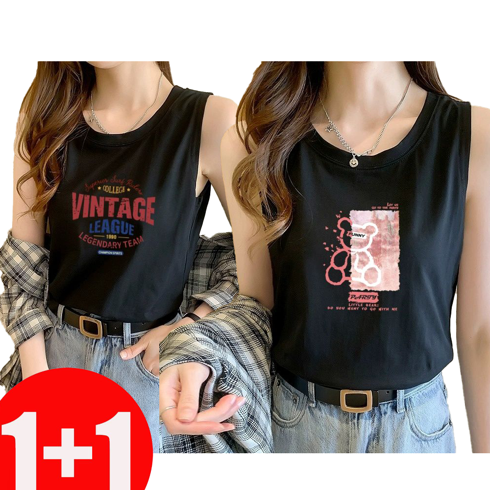 ZIGODAG 1 1여름철 여성용 미니멀리스트 솔리드 컬러 탱크탑 H SXDTMM68412