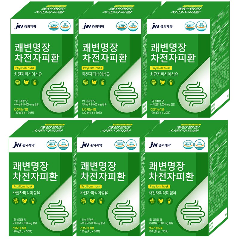 <b>중외제약 쾌변</b>명장 프리미엄 12g  6개