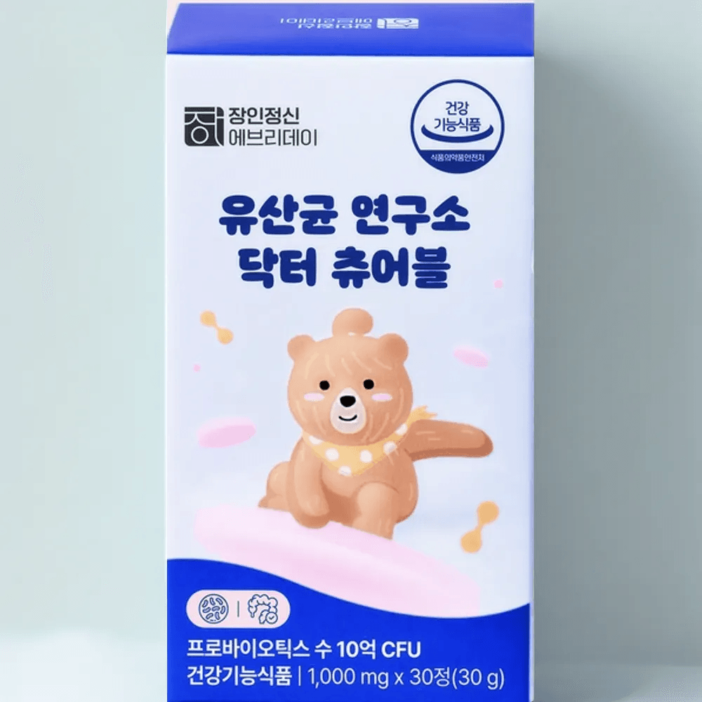 어린이 유산균 캔디 프리미엄 7종 장건강 장에좋은 닥터츄어블 30정 1개