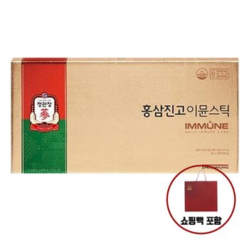 정관장 <b>홍삼</b>진고 <b>이뮨</b>스틱 <b>10ml</b> x 30포 2세트 (쇼핑백포함)
