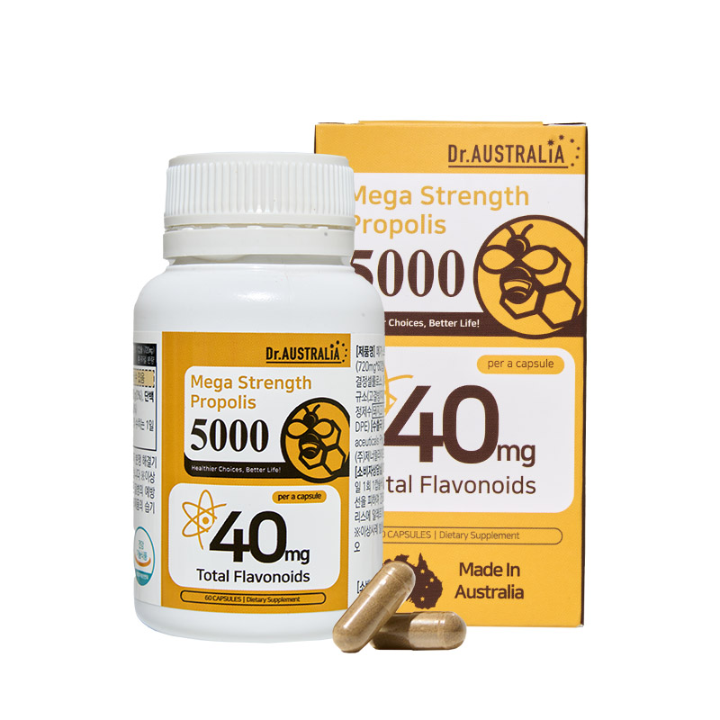 <b>제너럴라이프</b> 메가 스트렝스 프로폴리스 5000 720mg x 60캡슐, 1개