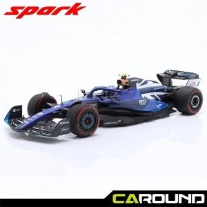 스파크 1:18 윌리엄스 레이싱 F1 FW45 No.2 영국 그랑프리 2023 (윌리엄스 800번째 그랑프리) - 로간 사전트 (18S953)