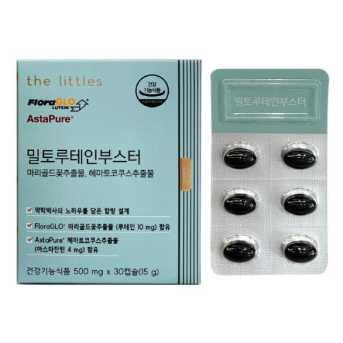 <b>더리틀스</b> 밀토<b>루테인</b>부스터 500mg x 30캡슐 / 써클