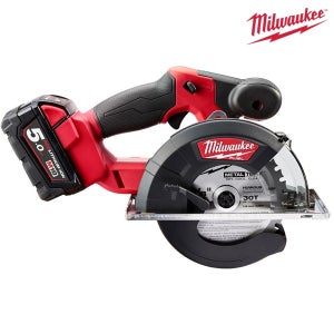 밀워키 18V 5.0Ah 충전 금속 원형톱 세트 (M18 FMCS-502X) 컷팅