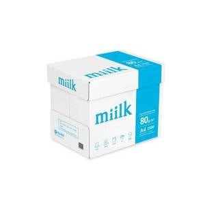 밀크 ((miilk)) 밀크 A4 복사용지 A4용지 80g 2500매 1박스 SAMUTT