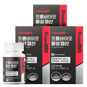 <b>프롬바이오 엽산</b> 60정x3박스6개월