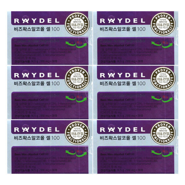 레이델 레이델 <b>비즈왁스알코올</b> 셀 100 550mg x 30정 6개 / 써클