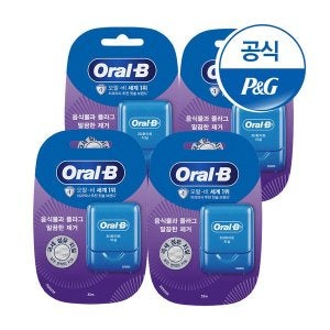 오랄비 PG 오랄비 치실 글라이드 3D 화이트 35M 4개