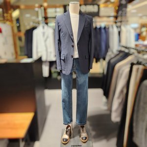 레노마 남자 겨울 자켓 S/S 여름 쿨맥스 원단 다크 네이비 캐주얼 스판 자켓[RPFMCJ61A] 아우터
