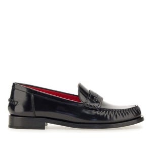 페라가모 레더 로퍼 763989 01F866NERO