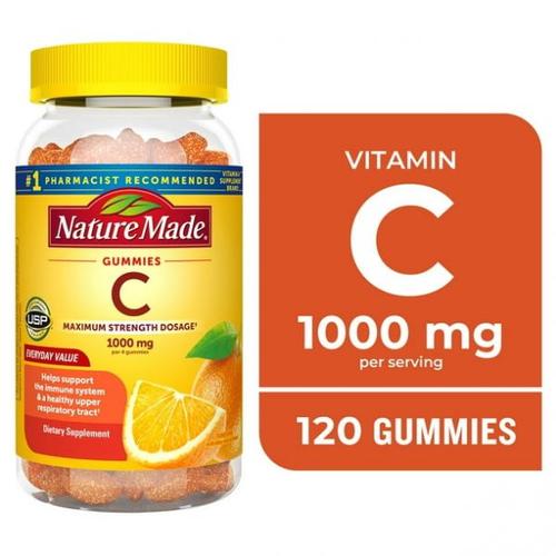 Nature Made <b>네추럴 메이드 비타민 C</b> 제공량당 1000mg 120구미