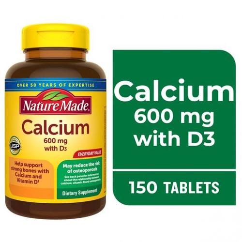 Nature Made <b>네츄럴메이드 칼슘</b> 600mg 비타민 D3 150정