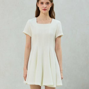 [아리] LANI TWEED DRESS / WHITE
