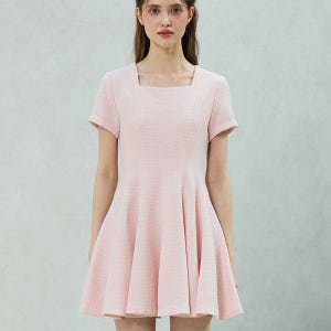 [아리] LANI TWEED DRESS / PINK