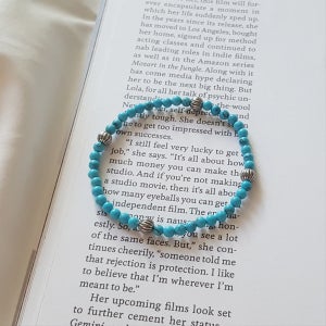 925실버 엔틱 은볼 터키석 팔찌, 바이시아 BYSIA