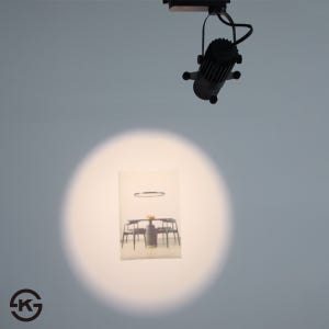 LED 베르키 스포트 레일등 12W 20W / 핀조명 주백색 조리개 빛조절 블랙 레일조명