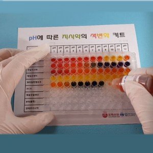Ph지시약에따른 색변화키트 (6인) aco-98