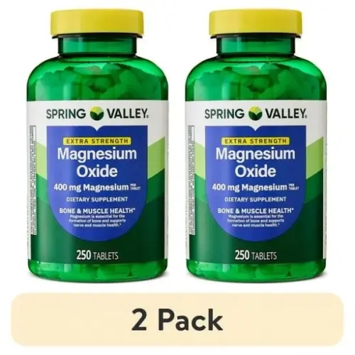 <b>스프링 밸리 마그네슘</b> 뼈 및 근육 건강 400mg 250정