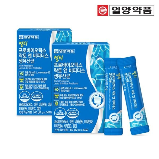 일양약품 <b>멀티</b> 프로바이오틱스 락토바실러스 비피더스 <b>생유산균</b> 2개월분..[31585666]