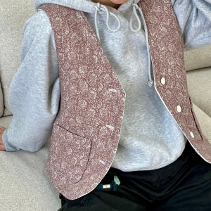 [빠른배송] 이레 양면누빔조끼, 3 color, 순간한복