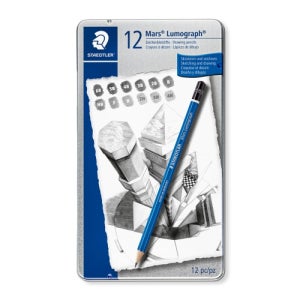 스테들러 마스 루모그라프 제도연필 100 G12 스케치연필/ 틴케이스