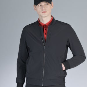 [닥스 골프] [PREMIUM] 블랙 넥변형 안감 바람막이 DGJU5A213BK