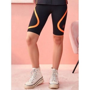 아디다스 adidas X 스텔라맥카트니 여성 블랙 라인 포인트 숏타이즈P353017832