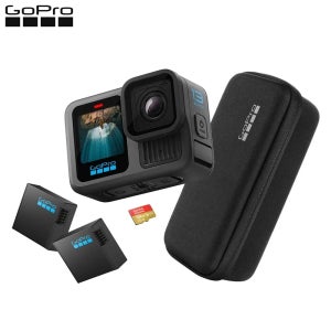 고프로 히어로13 블랙 액션캠 번들 세트 Endura 배터리 2개 128GB 마이크로SD카드 휴대용케이스 포함