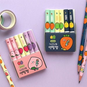 [10105]1000당근친구들연필캡6P[천A-2]