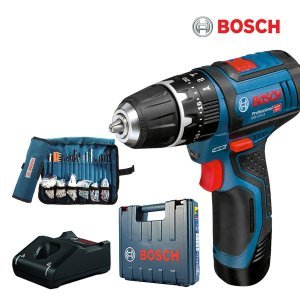 보쉬 보쉬10.8V리튬이온 충전임팩드릴 GSB 10.8-2 LI(1B)/액세사리100PCS/콘크리트작업