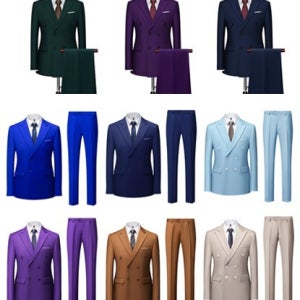 더블 브레스티드 남자 수트 정장세트(자켓+바지) 시즌2 교복 학생복