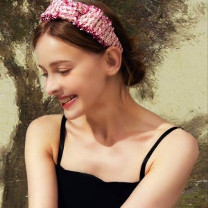 [아베크베니르] 자체제작 헬리오스 트위드 헤어밴드, 아베크베니르