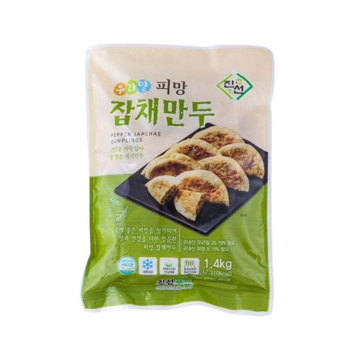 굿푸드 우리밀 피망 잡채만두