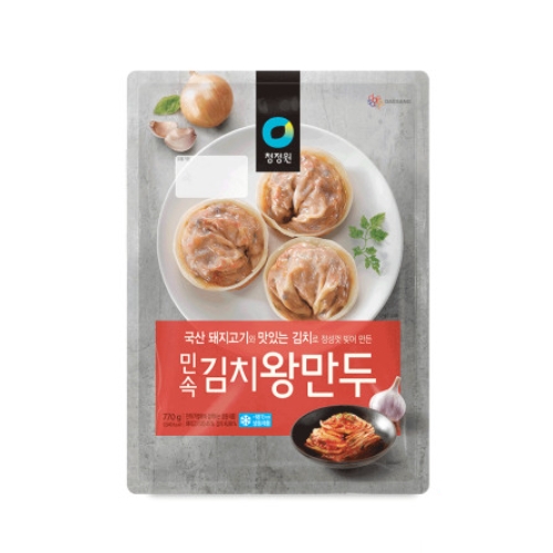 민속 김치왕만두