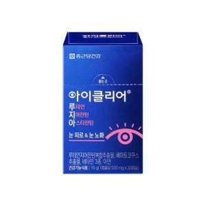 종근당건강 아이클리어 루테인지아잔틴 아스타잔틴