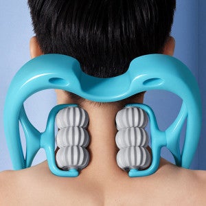 오엠티 롤러 안마기 마사지기 목 핸디 경추 OMS-6RL 블루