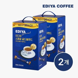 이디야커피 이디야 커피 이디야 스페셜 골드블렌드 커피믹스 180+20T x 2개