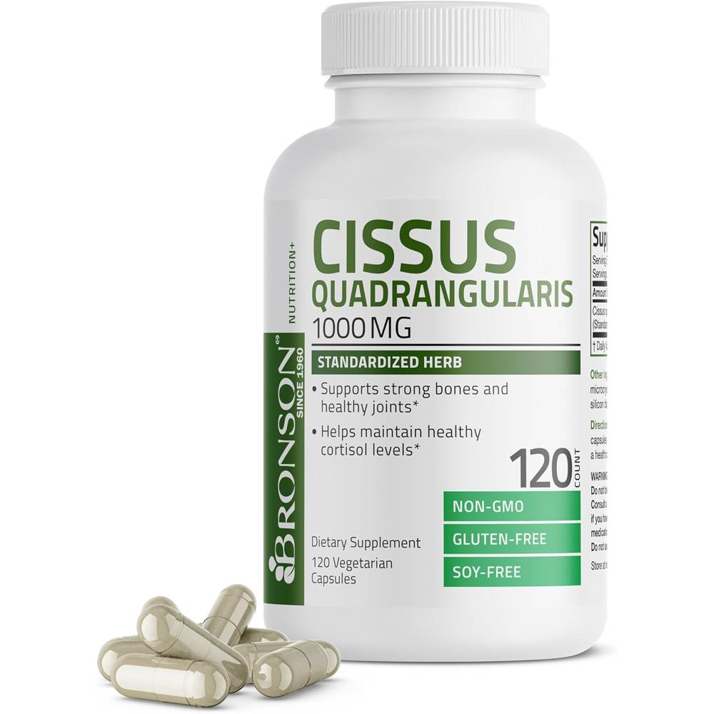 <b>브론슨</b> 시서스 쿼드란굴라리스 추출물 1000mg 120캡슐  1개  120정