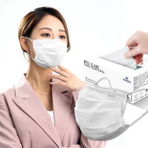 퓨랩 숨쉬기 편한 덴탈형 KF94마스크 화이트 국내생산 (50매입)