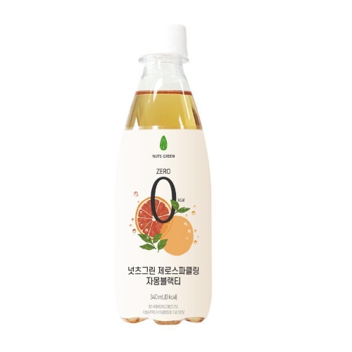 건강한사람들 넛츠그린 제로 스파클링 자몽블랙티